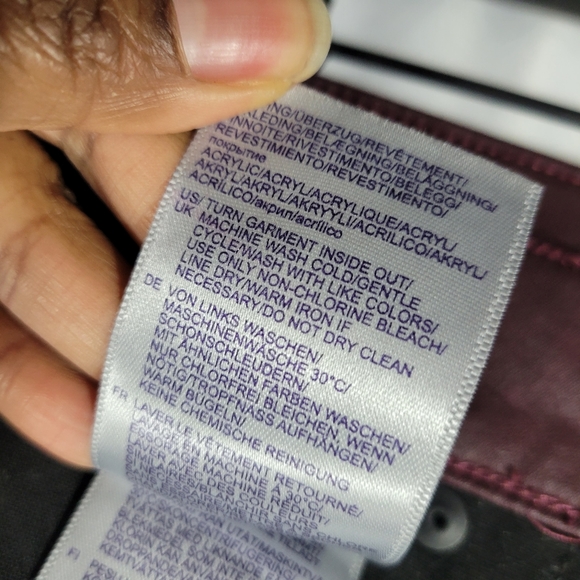 NYDJ Ami Coated Skinny  Legging Jeans 8P - Picture 7 of 7